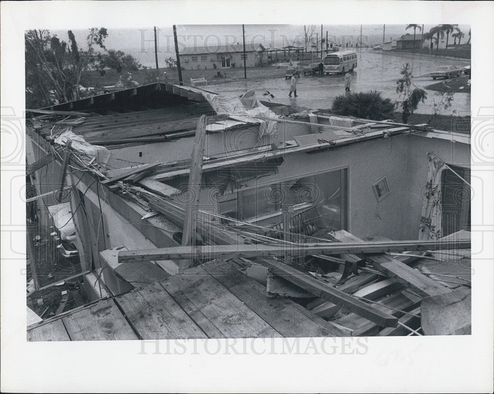 1966 Press Photo Tornado Damage in Pinellas Point - Historic Images