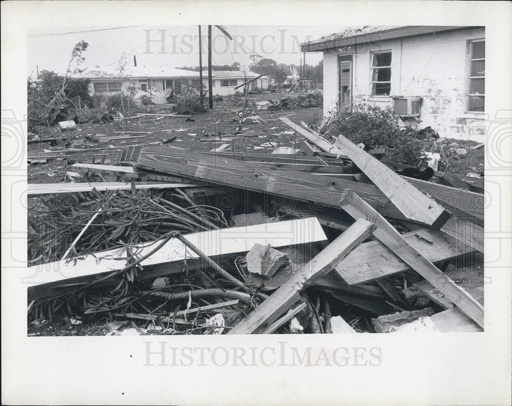 1966 Press Photo Pinellas County Tornado damage - Historic Images