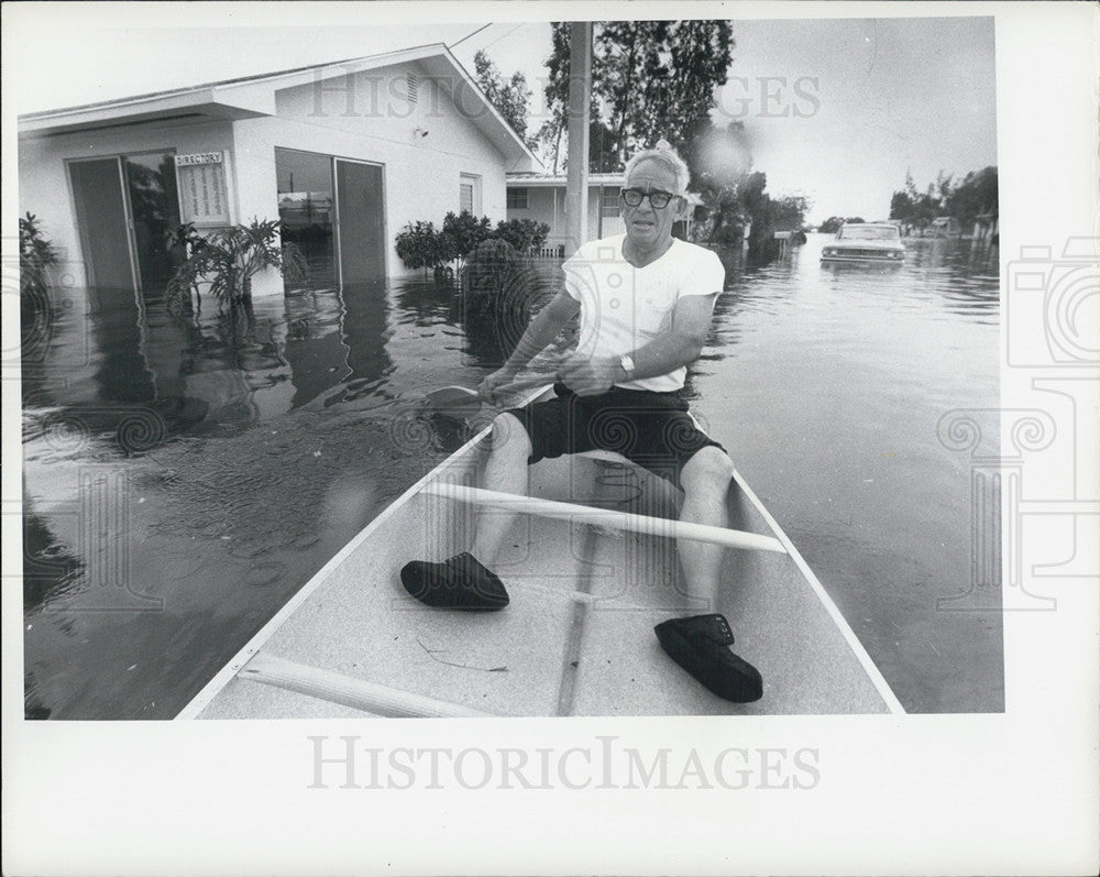 1972 Press Photo Flooding from Hurricane Agnes - Historic Images