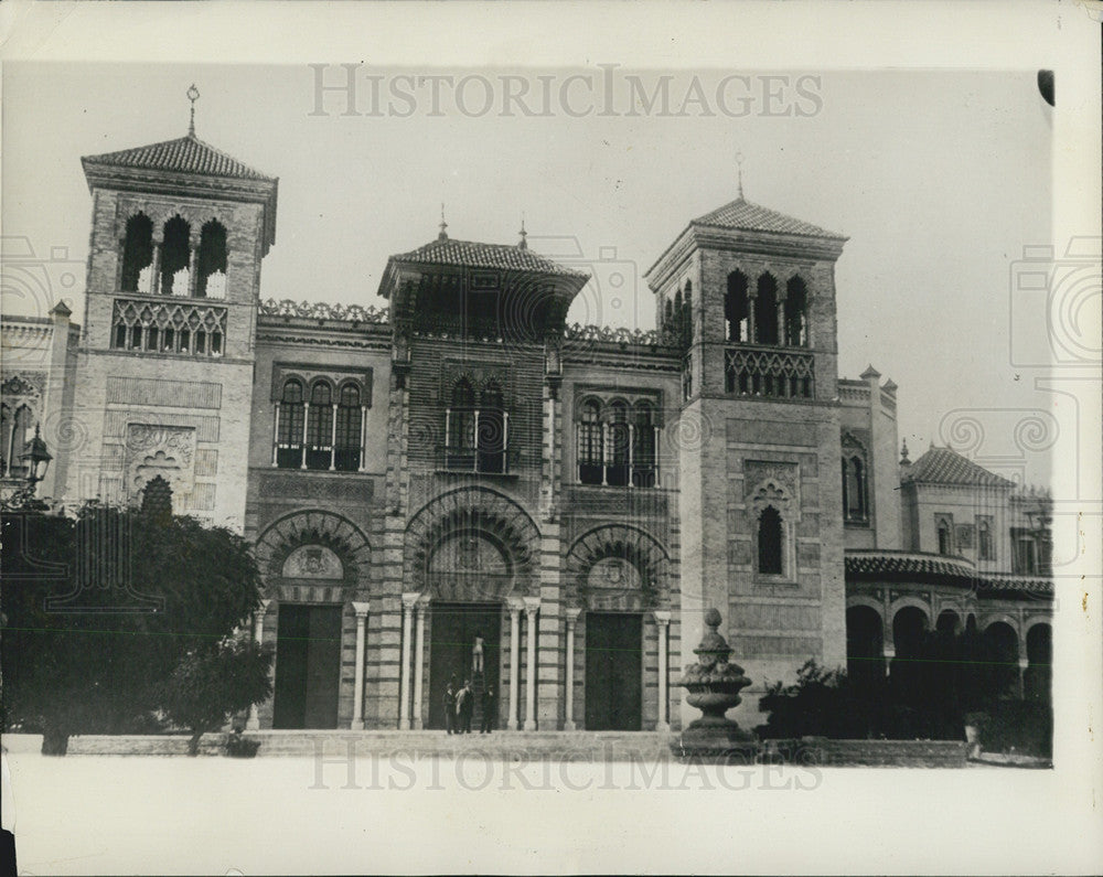 1929 Press Photo Spanish Pavilion at Ibero-American Exposition - Historic Images