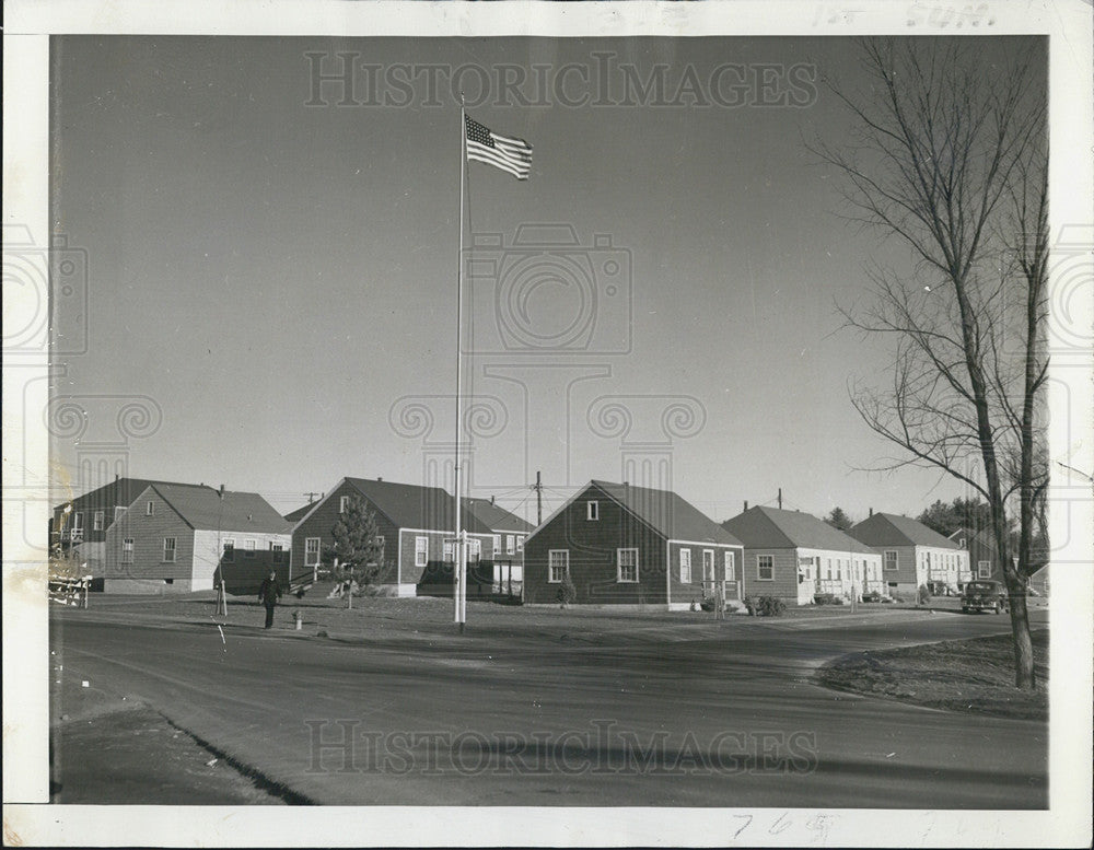 1941 Press Photo Kittery Maine Admiralty Village Housing Project - Historic Images