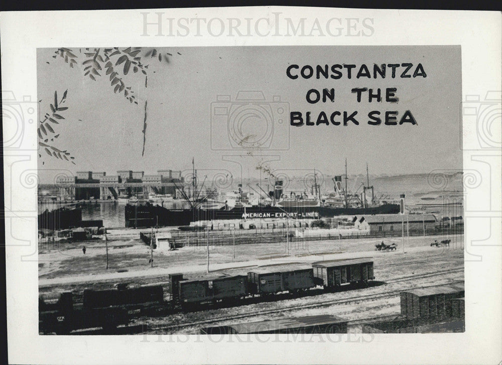 1965 Press Photo Ship Constantza On The Black Sea In Romania - Historic Images