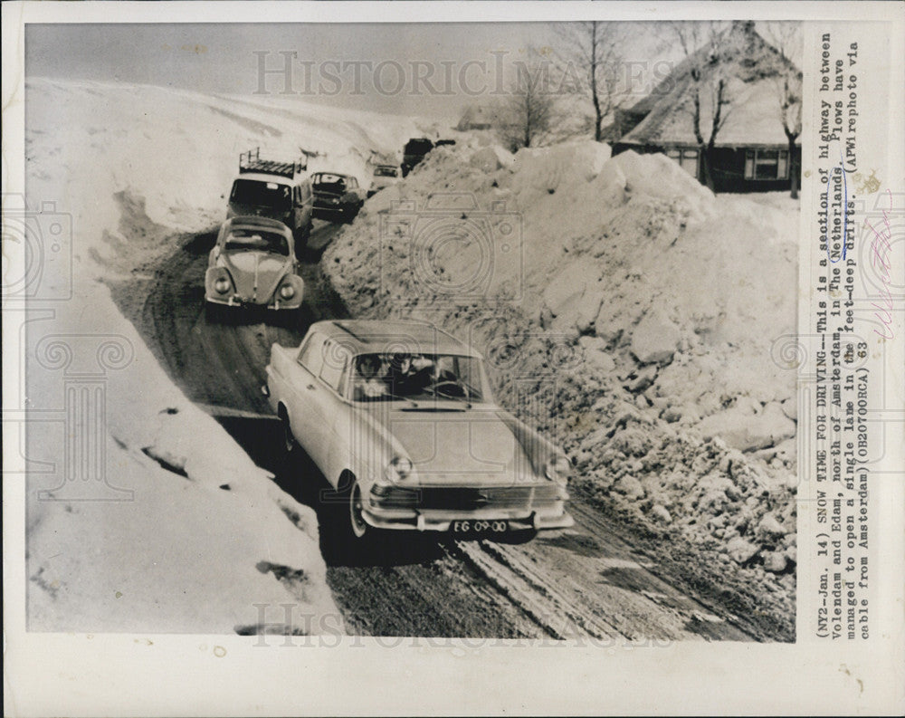 1963 Press Photo Netherlands - Historic Images