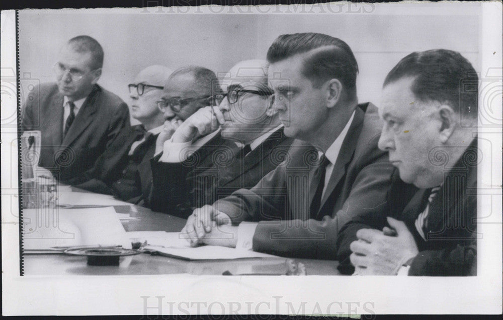 1962 Press Photo Illinois Public Aid Commission hears birth control controversy - Historic Images