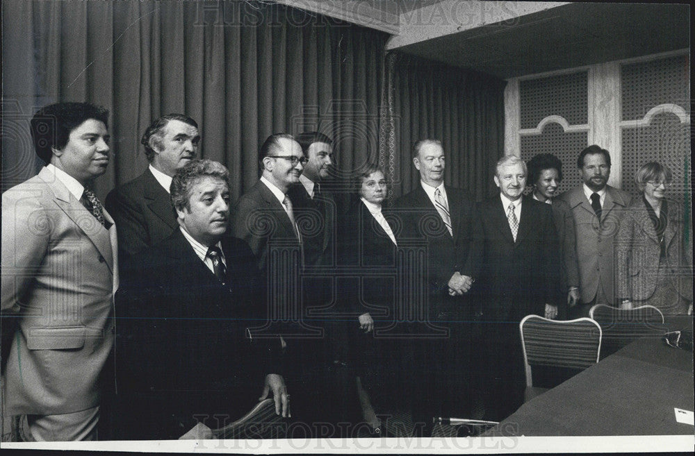 1977 Press Photo Cook County Republican Central Committee - Historic Images