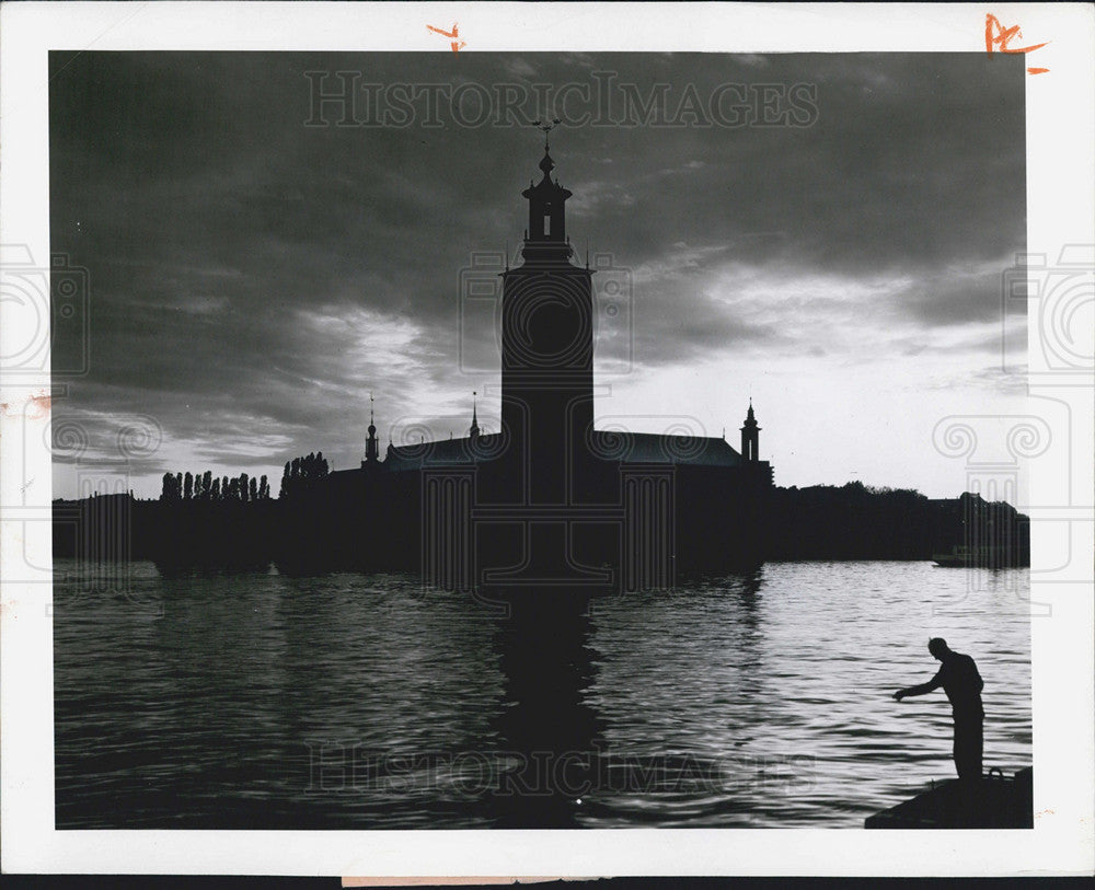 1961 Press Photo Town Hall of Stockholm - Historic Images