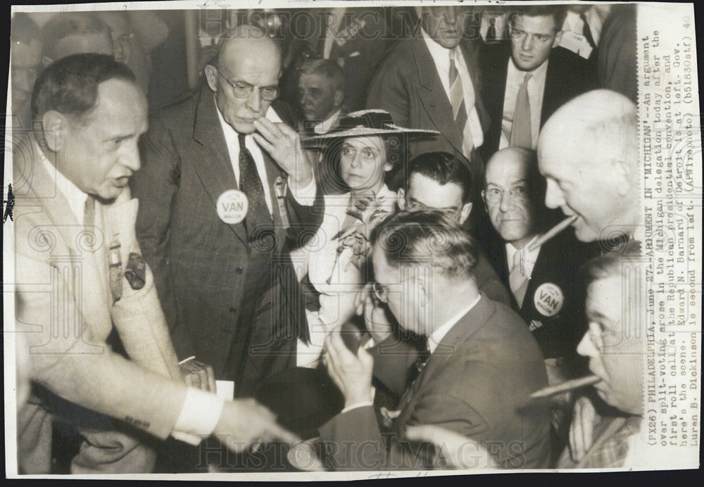 1940 Press Photo Split voting issue at the Republican Convention - Historic Images