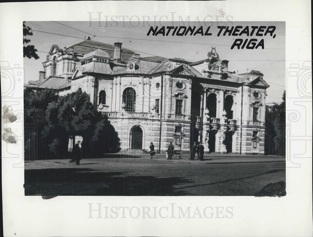 Press Photo National Theater, Riga - Historic Images