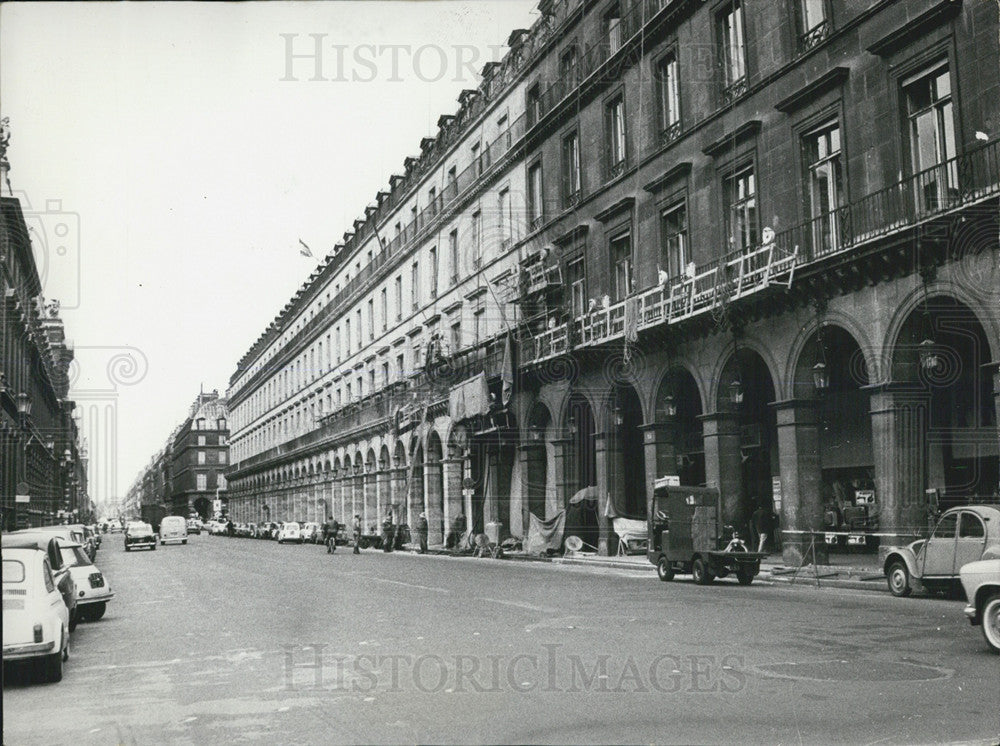 1963 Press Photo Les Arcades De La Rue De Rivoli France - Historic Images
