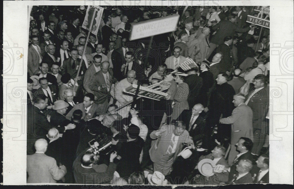 1940 Press Photo Republican National Convention Arguments Break Out - Historic Images