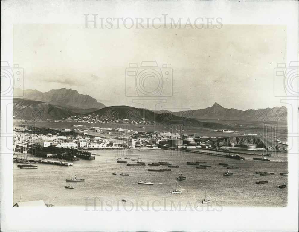 1941 Press Photo Cape Verde Islands Port of St. Vincent - Historic Images