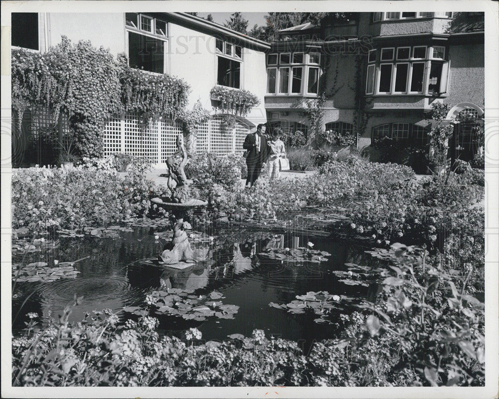 1973 Press Photo Butchart Gardens Victoria British Columbia Canada - Historic Images