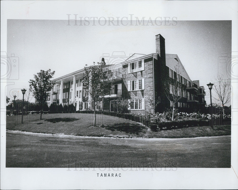 1973 Press Photo Flossmoor Tamarac development Illinois condominium building - Historic Images