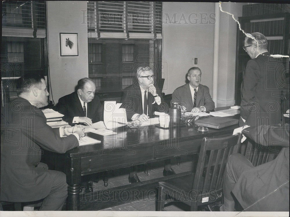 1962 Press Photo Daniel Shannon, Ernest Marsh, William Miller &amp; Donald McKellar - Historic Images