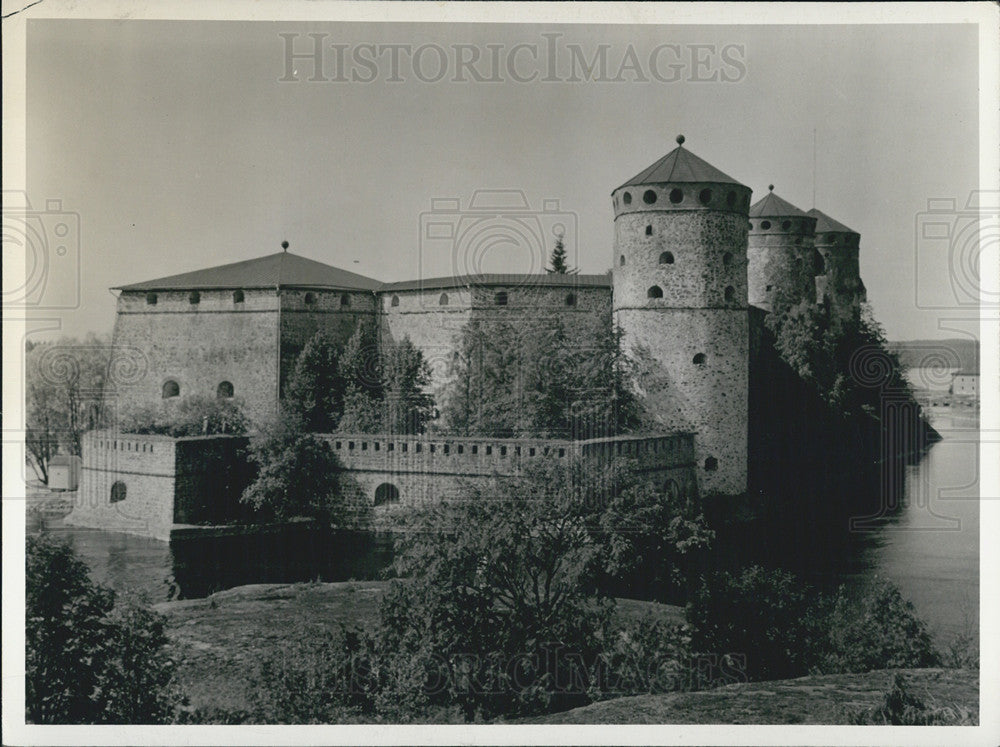 Press Photo Castle Clevin Linna At Savon Linna Built 1475 In Finland - Historic Images