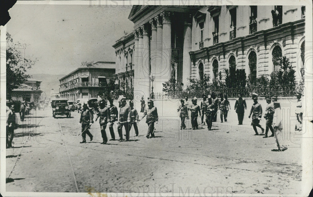 1931 Press Photo Palacio Nacional In San Salvador Capitol Where Rebels Fought - Historic Images