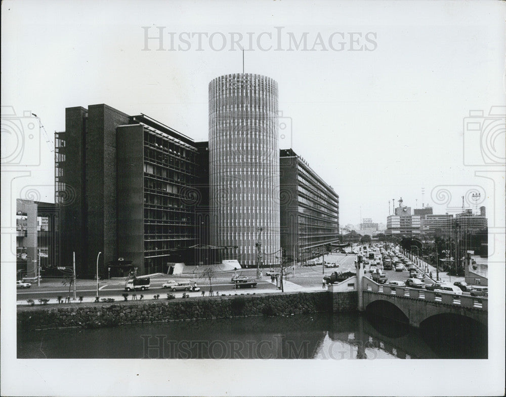 1968 Press Photo View of Tokyo, Japan - Historic Images