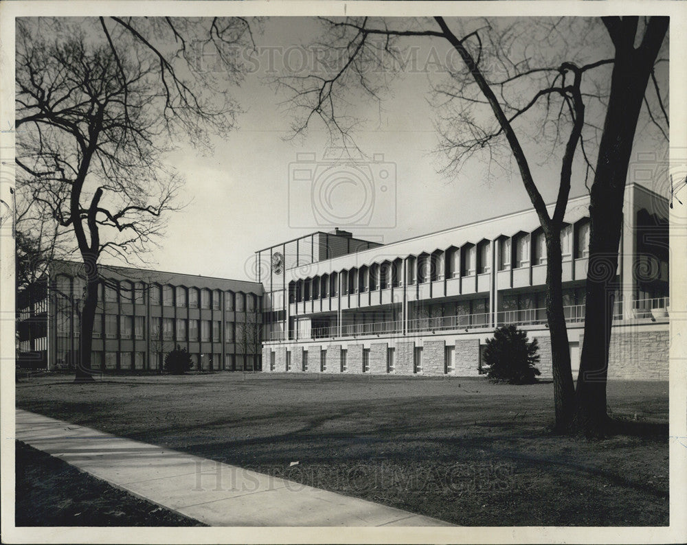 1962 Press Photo Methodist Building In Evanston Opened Honor Dr Thomas Stafford - Historic Images