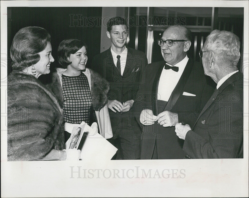 1966 Press Photo Curtis Hixon Convention Hall During Jack Benny&#39;s Appearance - Historic Images