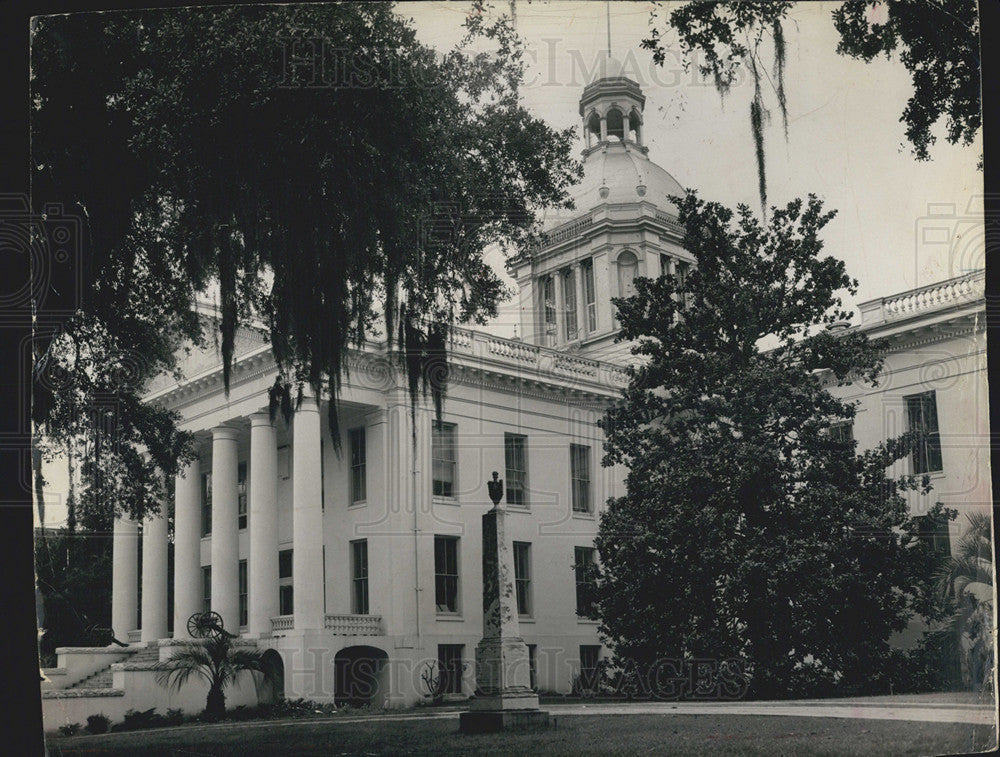 1960 Press Photo State Capitol Building Exterior In Tallahassee Florida - Historic Images