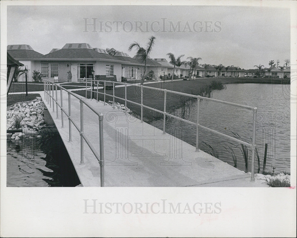 1967 Press Photo Tahitian Gardens in St Petersburg Florida - Historic Images