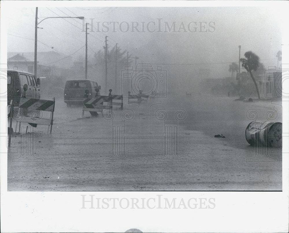 1979 Press Photo No Evacuation During Flood In Pinellas Peninsula Medeira Beach - Historic Images