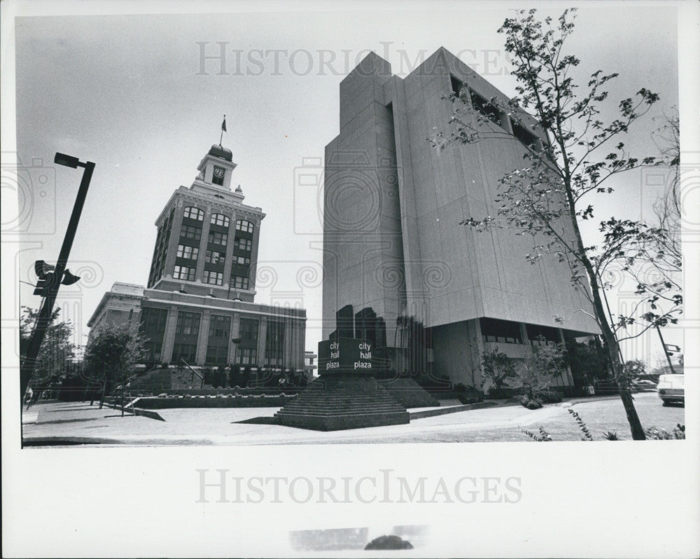 1979 Press Photo Exterior Of Tampa City Hall Florida - Historic Images