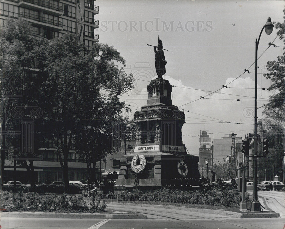 1983 Press Photo Pasco de la Reforma In Mexico City - Historic Images