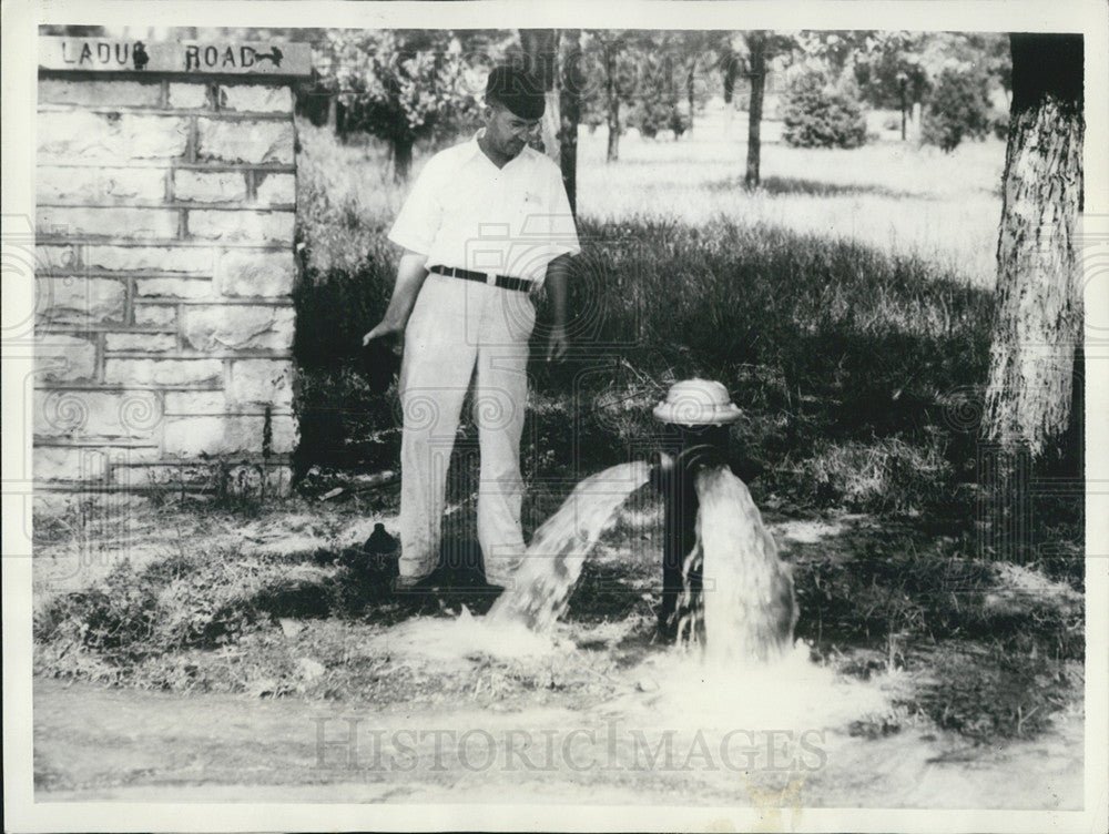 1933 Press Photo Superintendent of Distribution St. Louis County William Scott - Historic Images