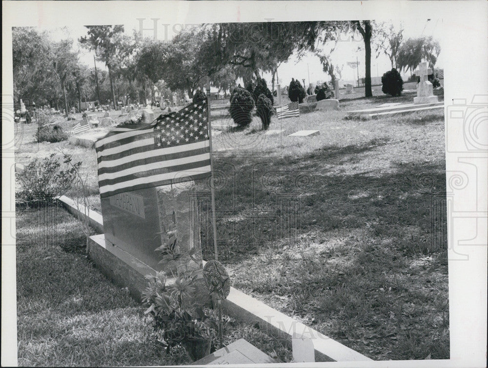 1971 Press Photo War Dead Honored in Tarpon Springs - Historic Images