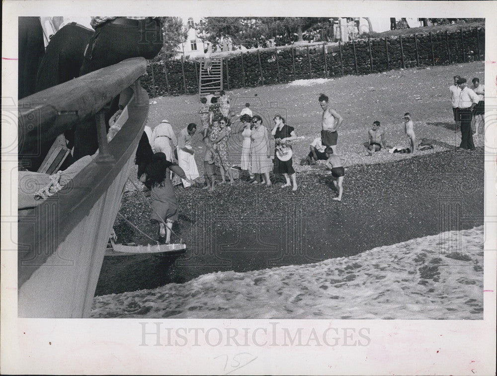 1956 Press Photo Black Sea - Excursion Boat - Historic Images