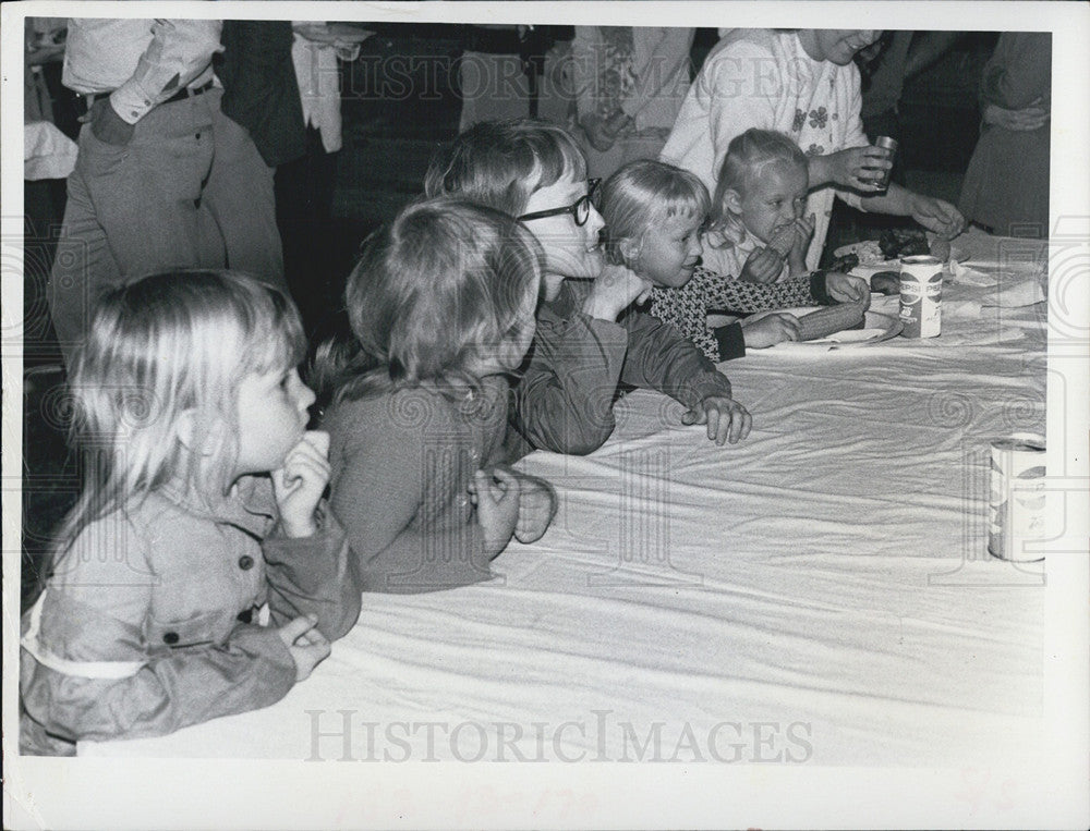 1973 Press Photo Highway Patrol Troop Has Outing - Historic Images