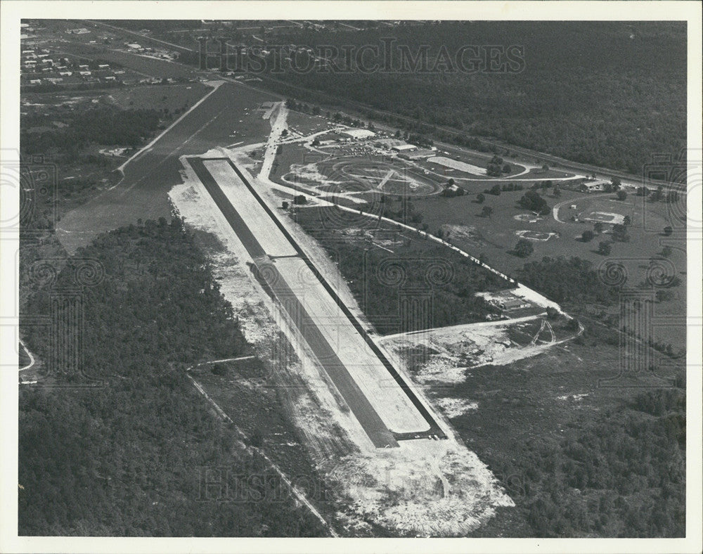 1979 Press Photo Aerial view of the Inverness Airport - Historic Images