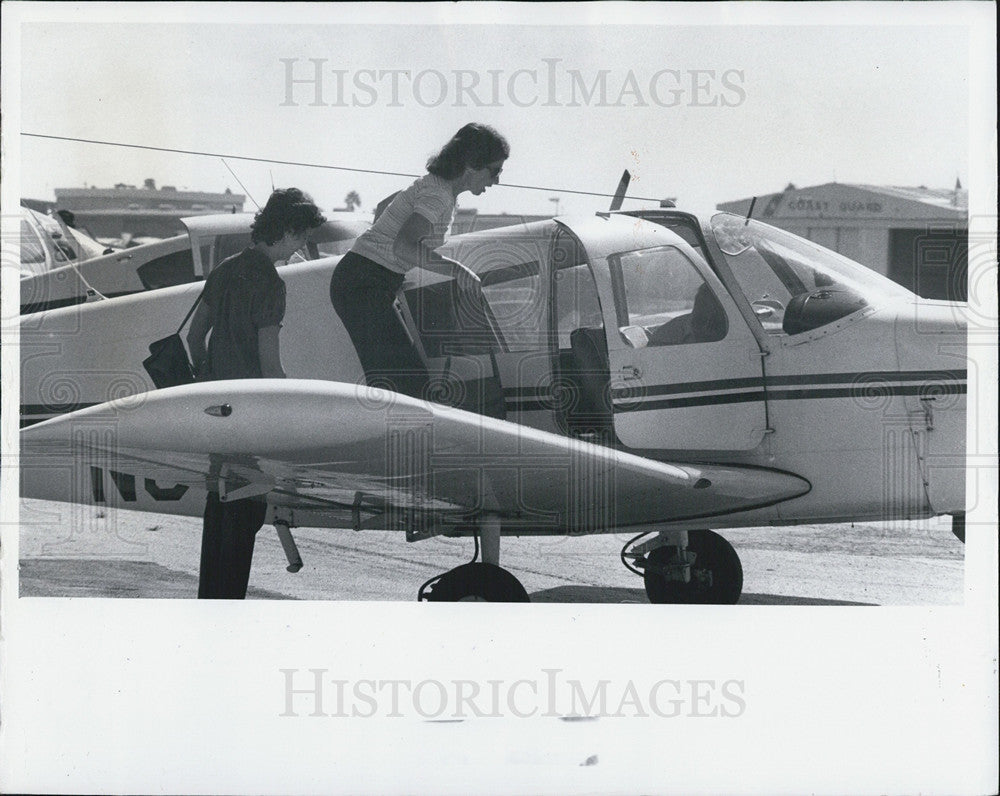1980 Press Photo aviation display rides Albert Whitted Airport - Historic Images
