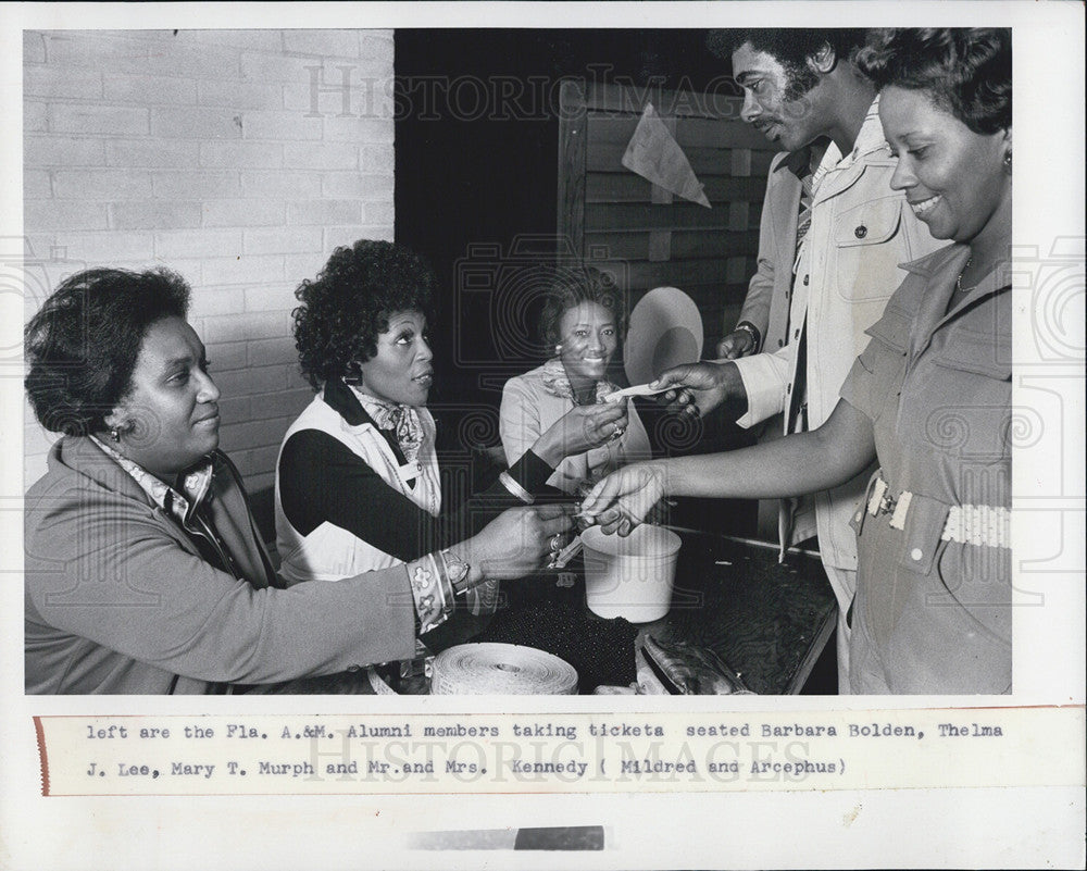 1976 Press Photo Florida A&amp;M University alumni &amp; friends - Historic Images