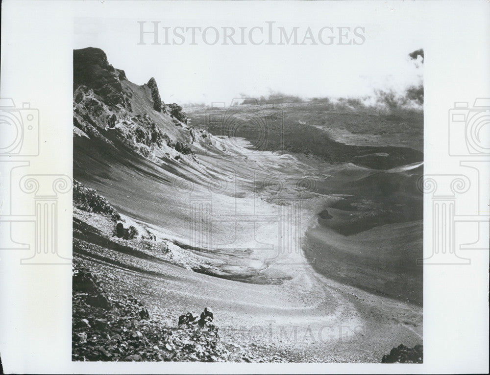 1981 Press Photo Haleakala Crater, Maui - Historic Images