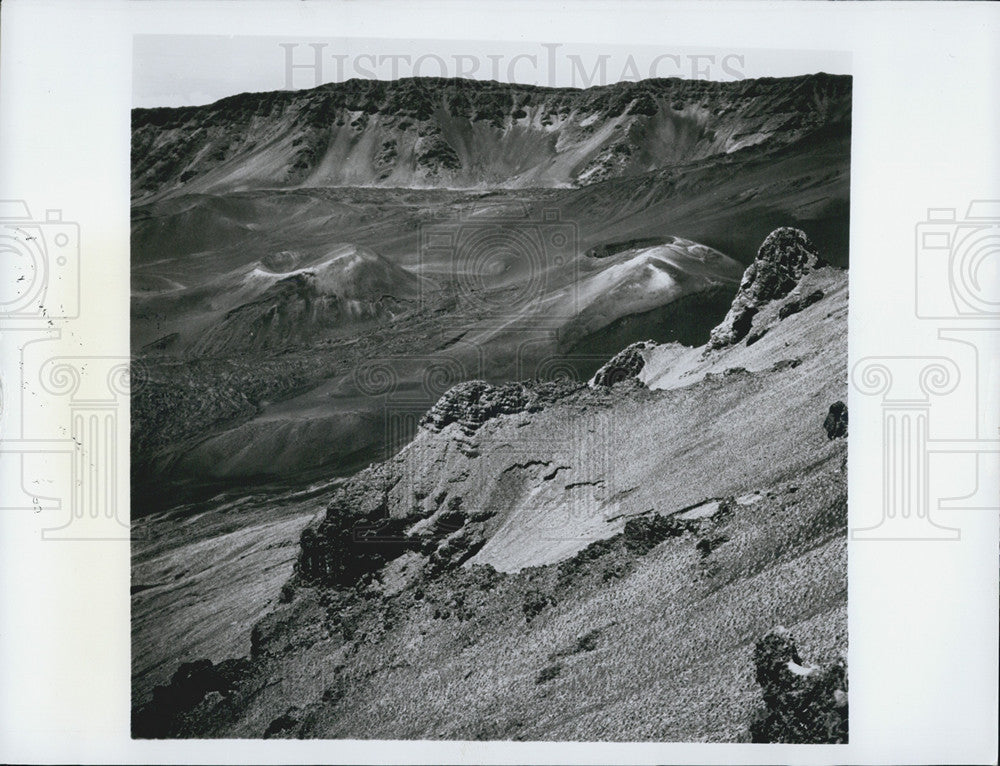 1981 Press Photo Haleakala Volcano Maui - Historic Images