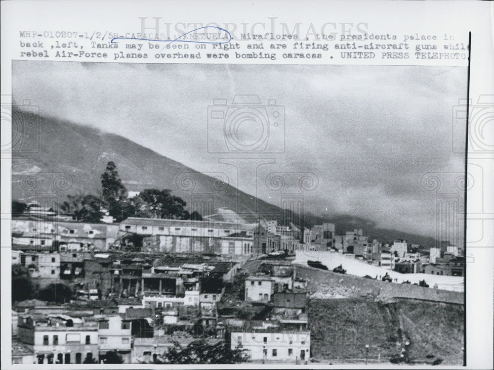 1958 Press Photo Miraflores President's Palace - Historic Images