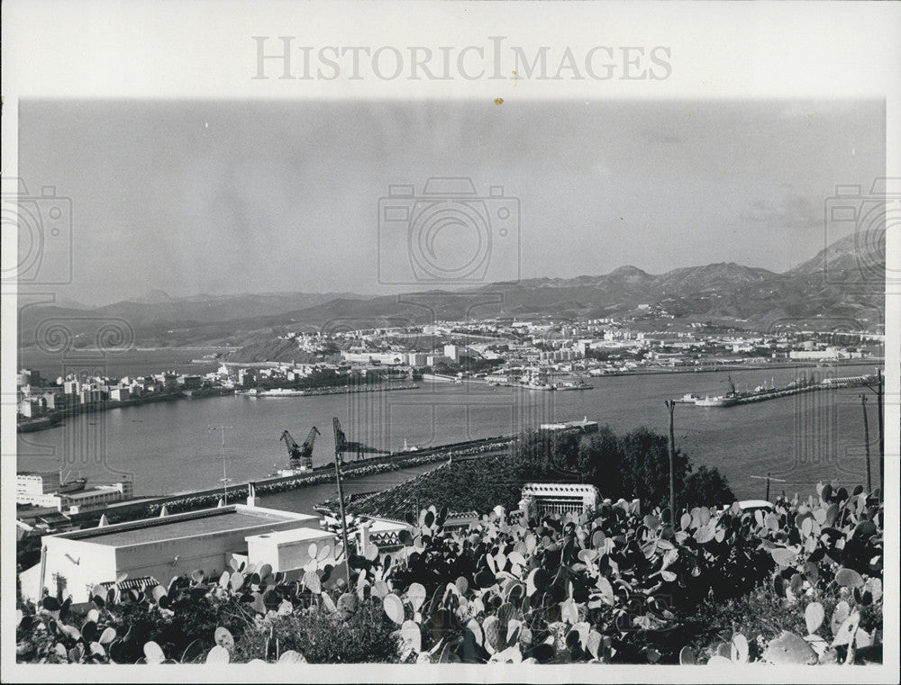 1966 Press Photo City &amp; Port of Ceuta North Africa - Historic Images