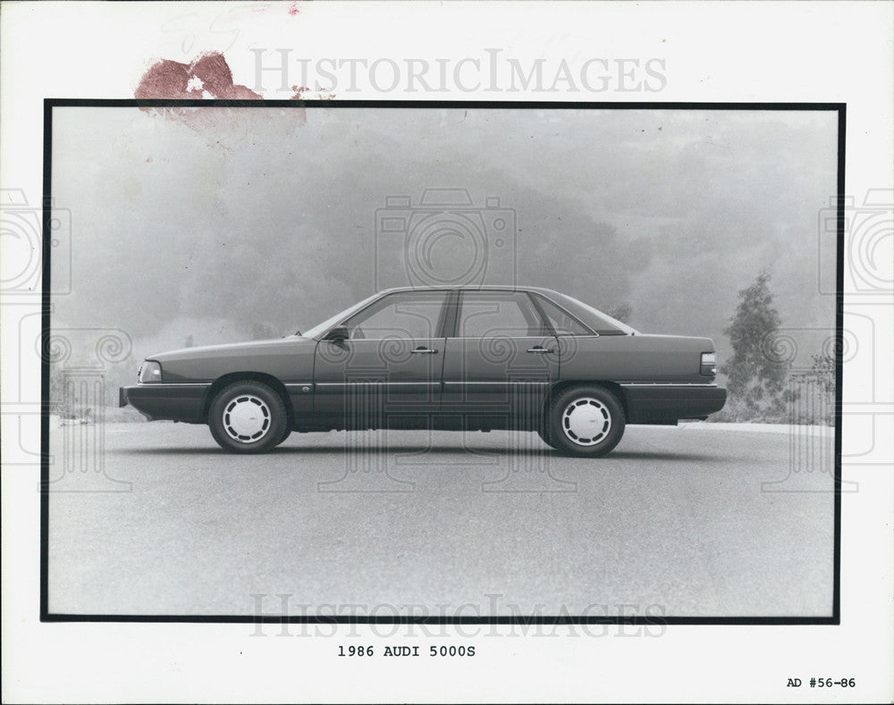 1986 Press Photo Audi 5000S - Historic Images