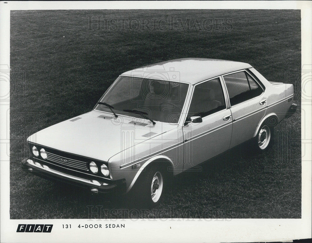 1976 Press Photo Fiat Four Door Sedan/Automobile - Historic Images