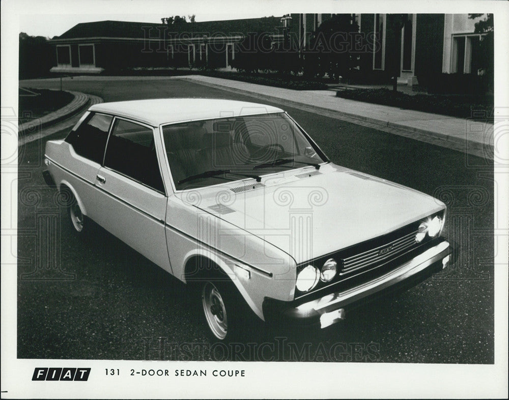 1976 Press Photo Fiat 131 2- door Sedan Coupe - Historic Images