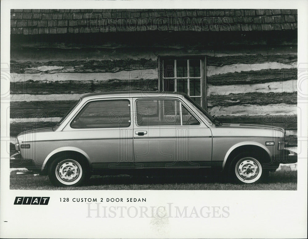 1976 Press Photo Fiat 128 Custom 2 Door Sedan - Historic Images