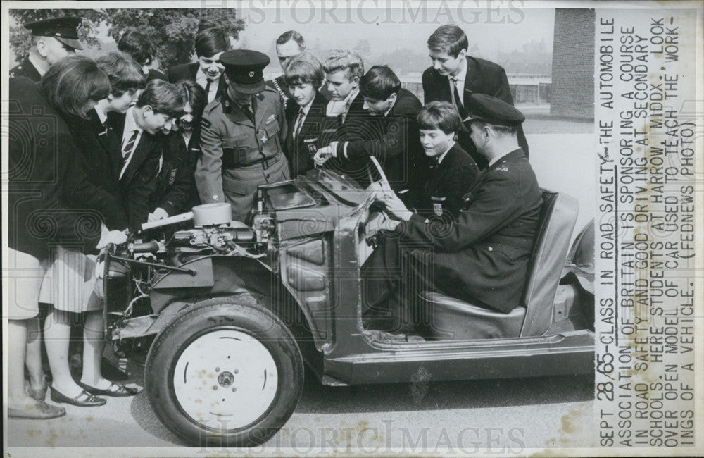 1965 Press Photo Automobile Association of Britian, Harrow Middx - Historic Images