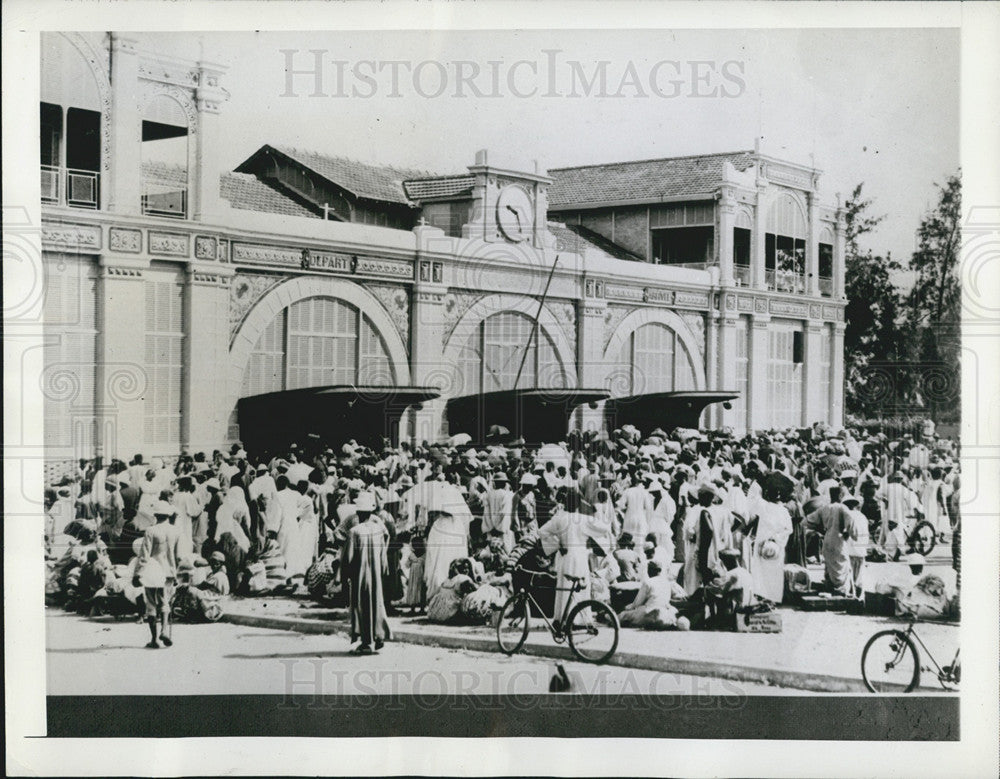 1941 Press Photo Dakar Senegal French West African Seaport Brit Says Under Nazi - Historic Images