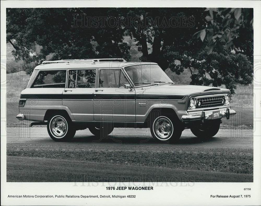 1976 Press Photo 1976 Jeep Wagoneer - Historic Images