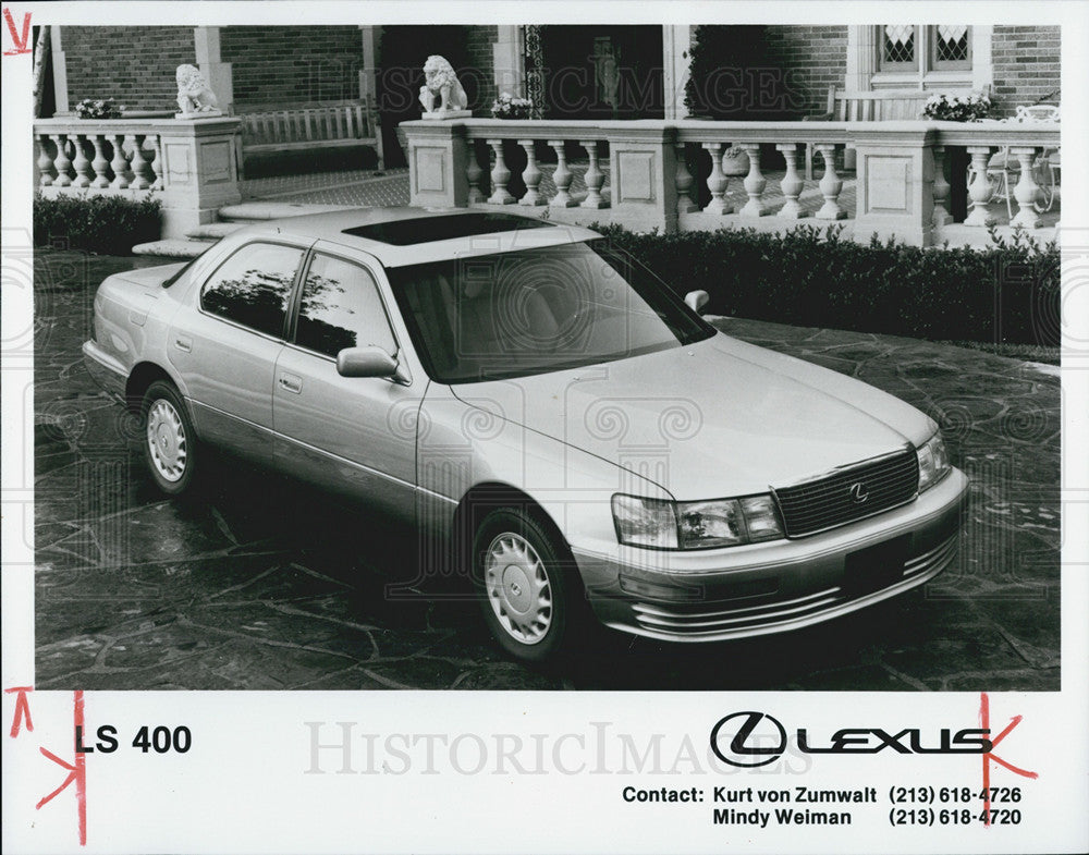 1989 Press Photo LS 400 lexus - Historic Images