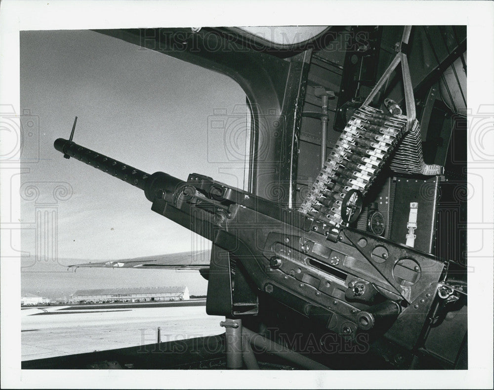 1991 Press Photo B-24, Waist Gunner - Historic Images