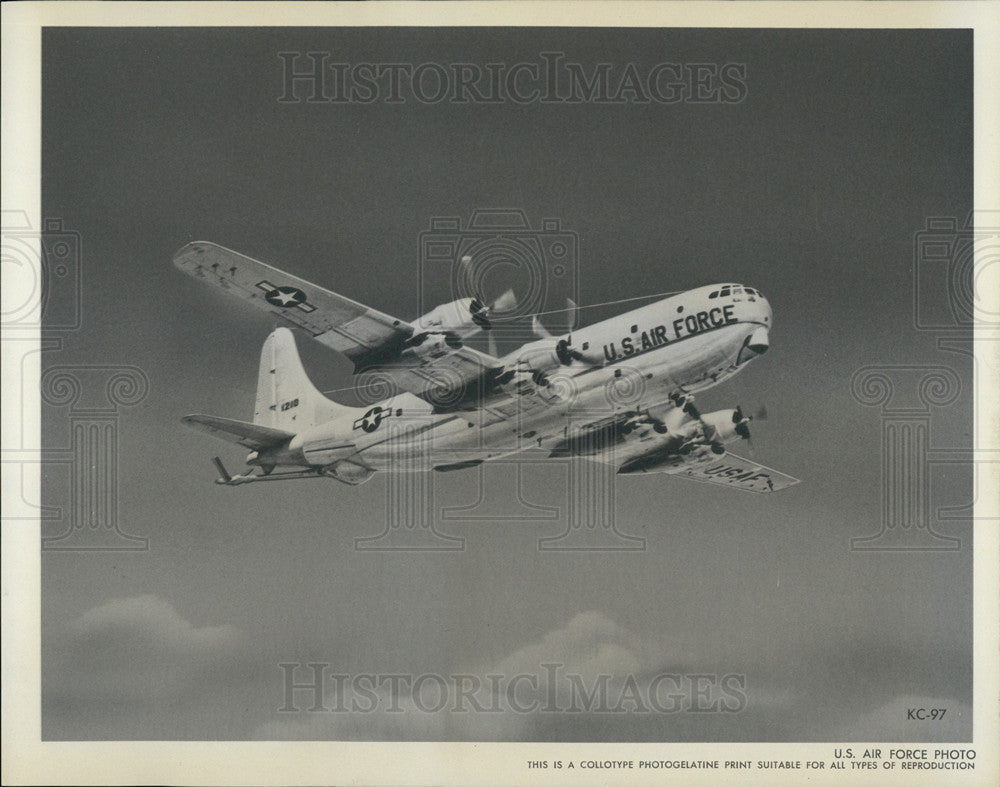 1964 Press Photo US Air force plane KC-97 - Historic Images