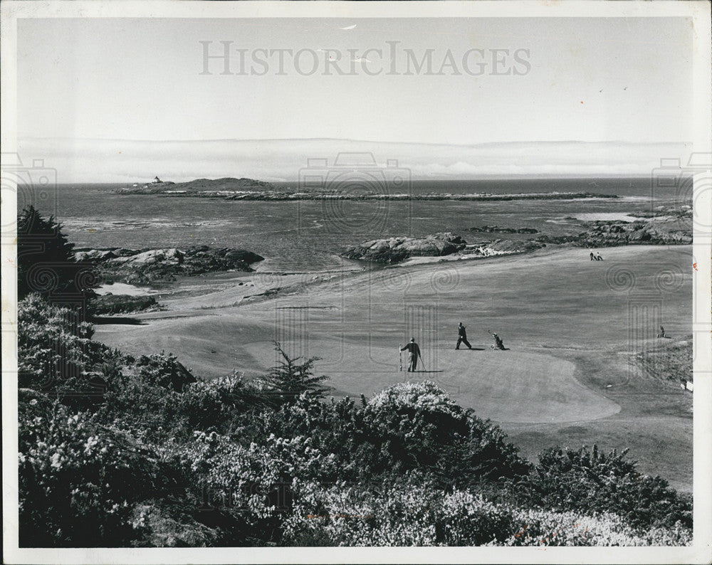 1958 Press Photo Victoria on Vancouver Island Prime Vacationer Area - Historic Images